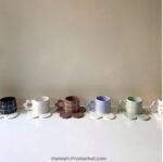 ماگ سرامیکی دست ساز | بوهو | دسته دار | طرح گل - Image 4