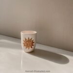 ماگ سرامیکی دست ساز | بوهو | ماه | خورشید | بدون دسته - Image 2