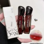 لیپ گلاس خیس پرطرفدار برند Gege beae کد 2325 (کارتن سفید و نارنجی)