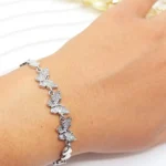 دستبند پروانه ای زیبا استیل