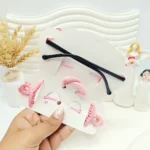 ست عینک و کش و کلیپس بچگانه طرح استیچ ( مدل عینک گوش دار)