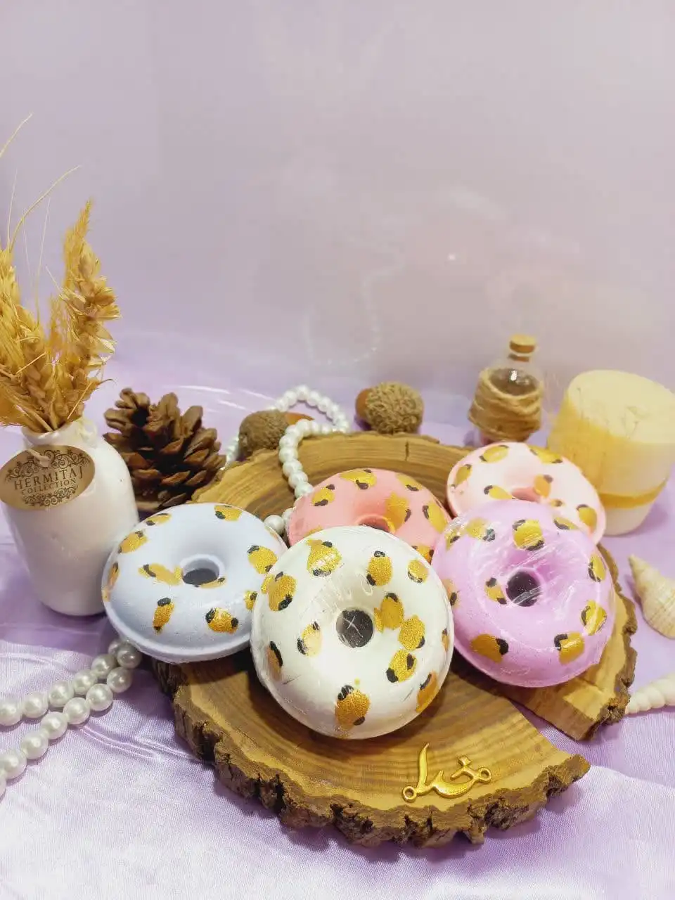 20250731040721923-thumbnail کوکتل و پدیکور دونات پلنگی 100 گرمی با کیفیت با جوشش عالی - Image 1