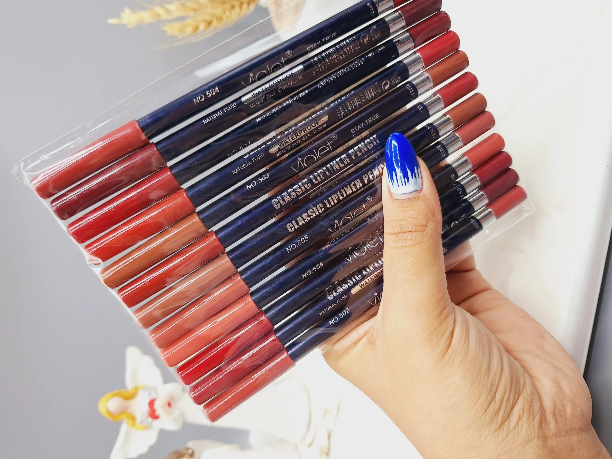 20250731055751638-thumbnail پک خط لب 12 تایی ویولت کد 2008 - Image 1