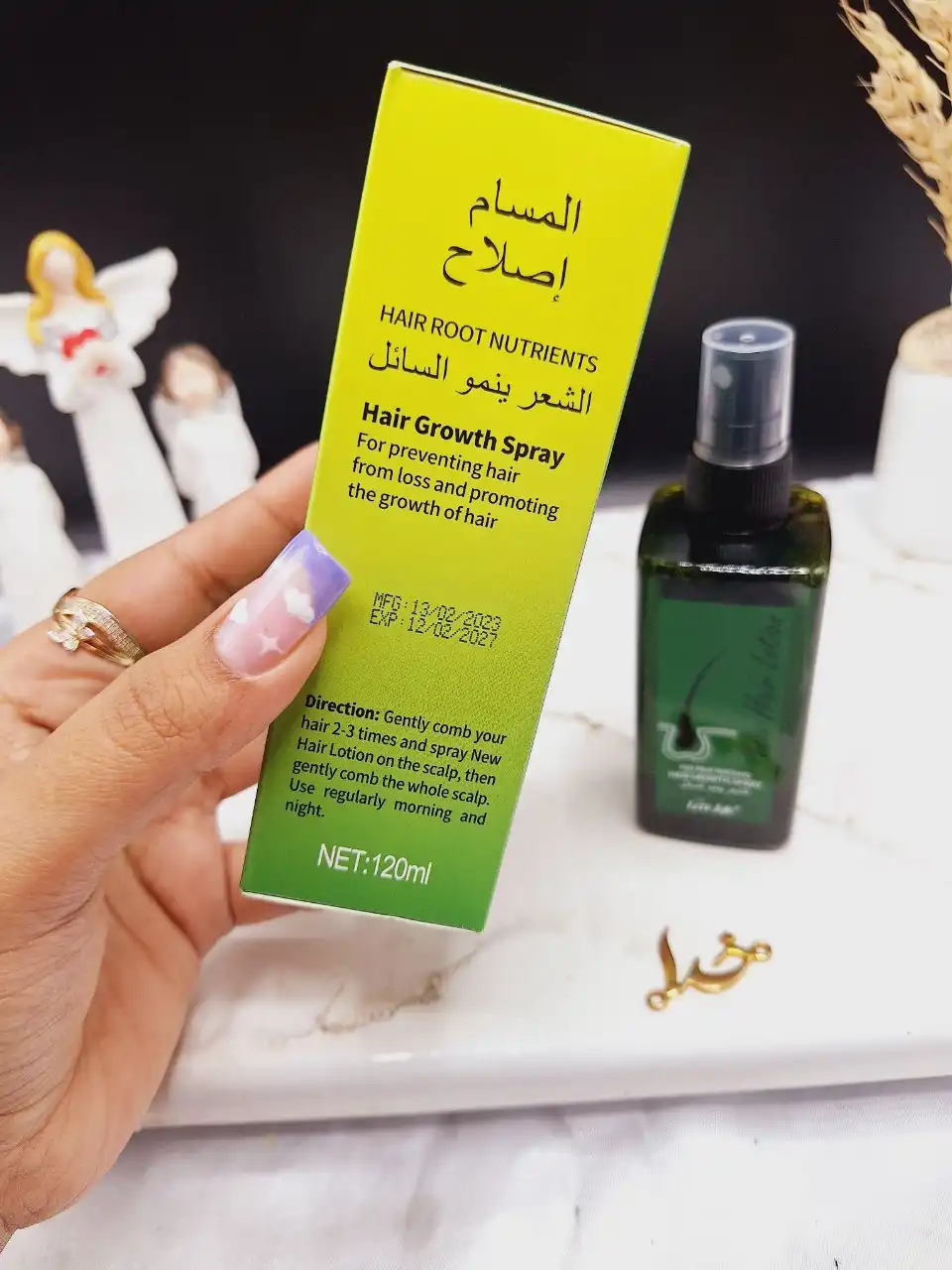 20250731044449753-thumbnail اسپری تقویت ریشه موهای آسیب دیده Love Jojo کد 1210 - Image 1