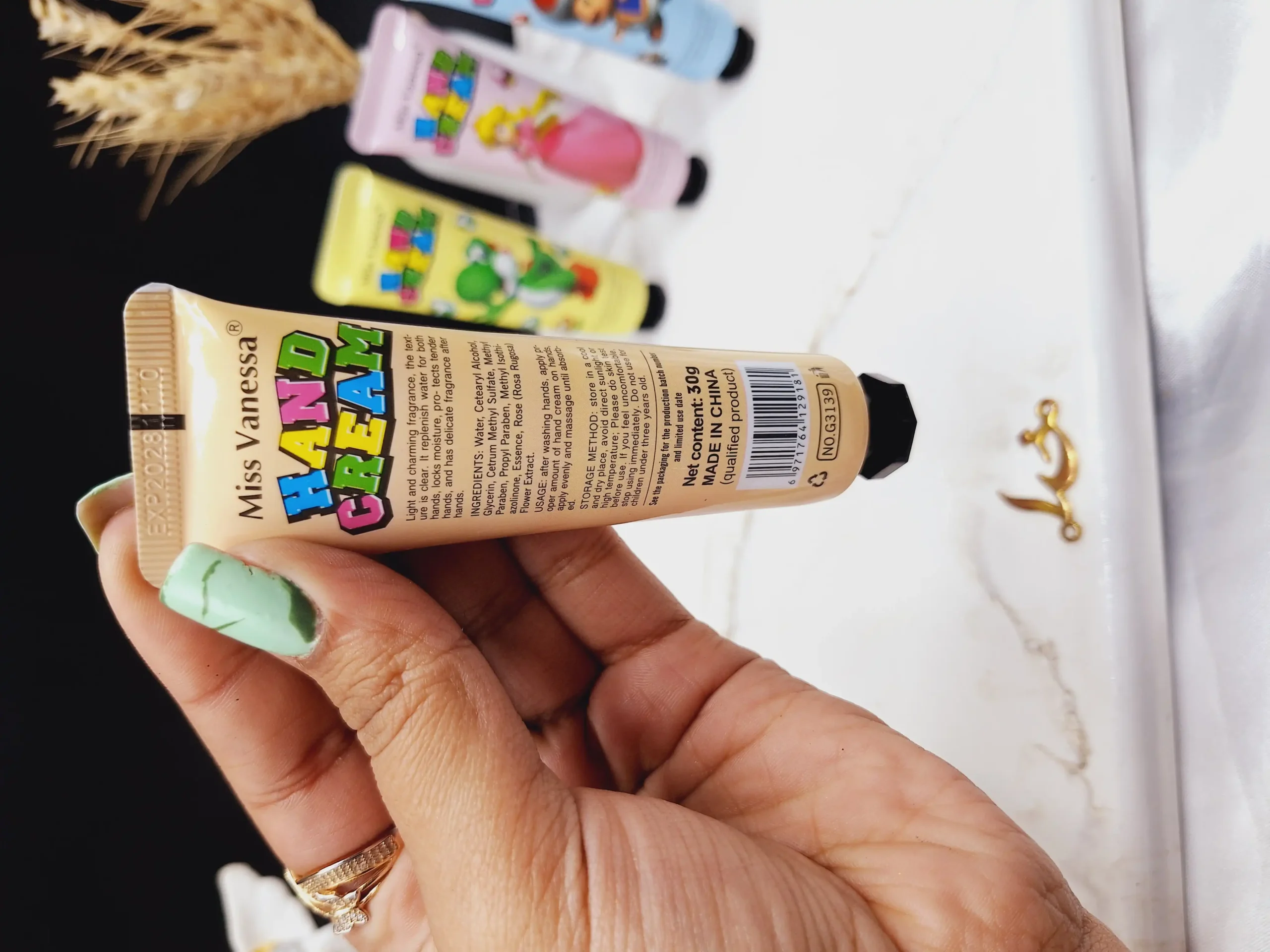 20250731044925180-thumbnail پک 5 عددی کرم دست طرح کارتونی Miss Vanessa کد G3139 - Image 1