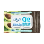 دستمال مرطوب پاک کننده آرایش دافی مدل Q10 طرح میوه آووکادو بسته 50 عددی