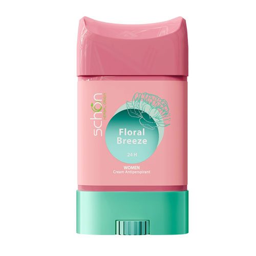 6260482517722 دئودورانت کرمی زنانه فلورال بریز شون | schon womens cream deodorant floral breeze - Image 1
