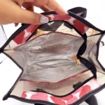 کیف قابل حمل زیپ دار طرح قلبی