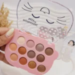 پالت سایه چشم 12 رنگ کیتی پاپیون دار ROMANTIC MAY کد 9236