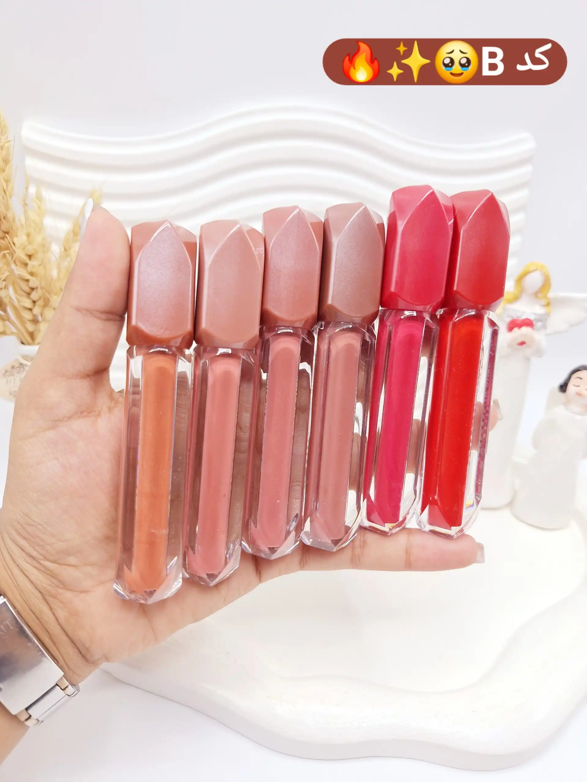 20250829203437141-thumbnail پک 6 تایی رژ مایع برند آرت اسکین کد 972216 - Image 1