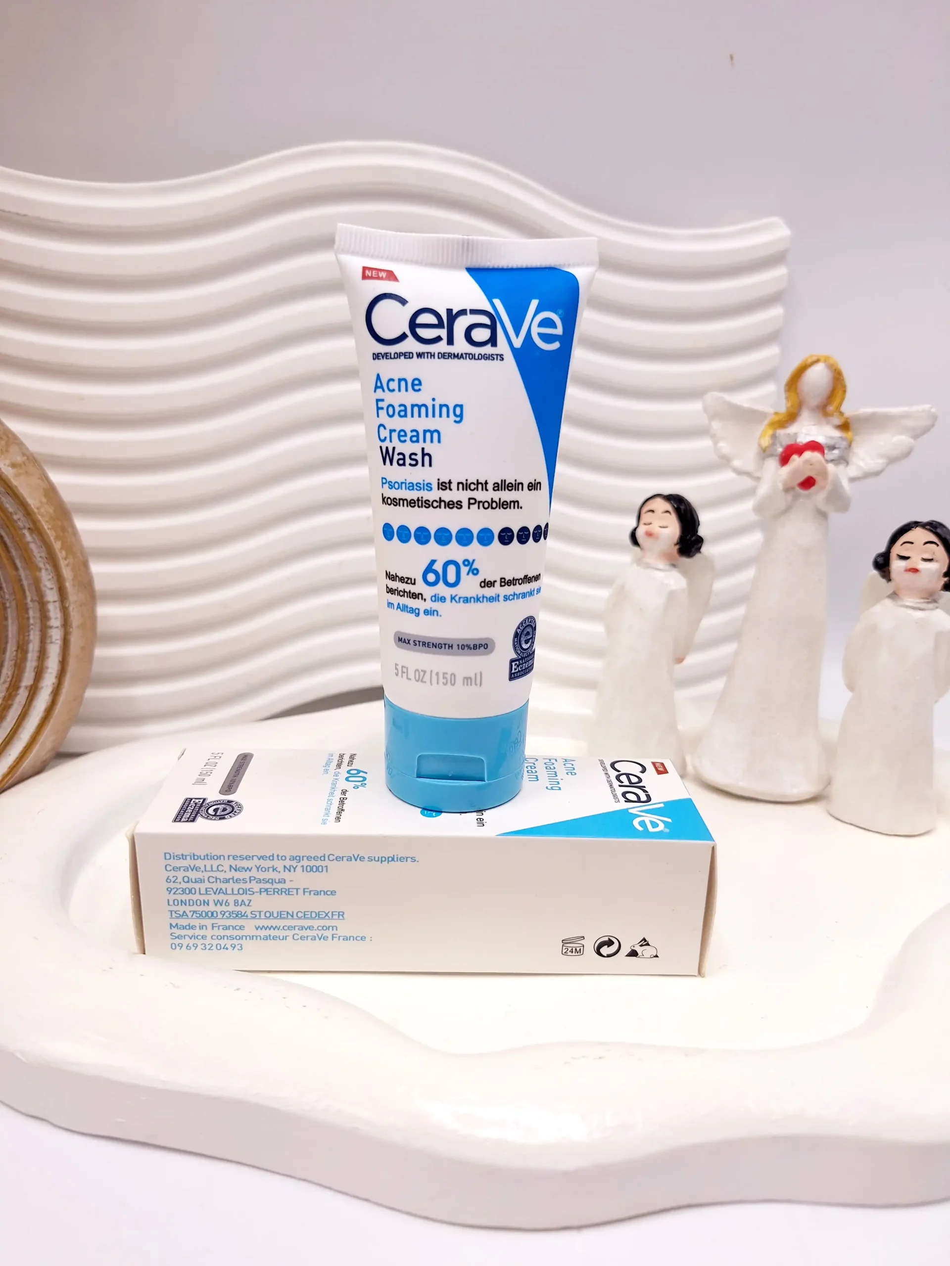 20250731063346613-thumbnail فوم پاک کننده و شستشو صورت ضد لک و آکنه برند سراوی Cerave حجم 150 میل کد 1532 های کپی - Image 1