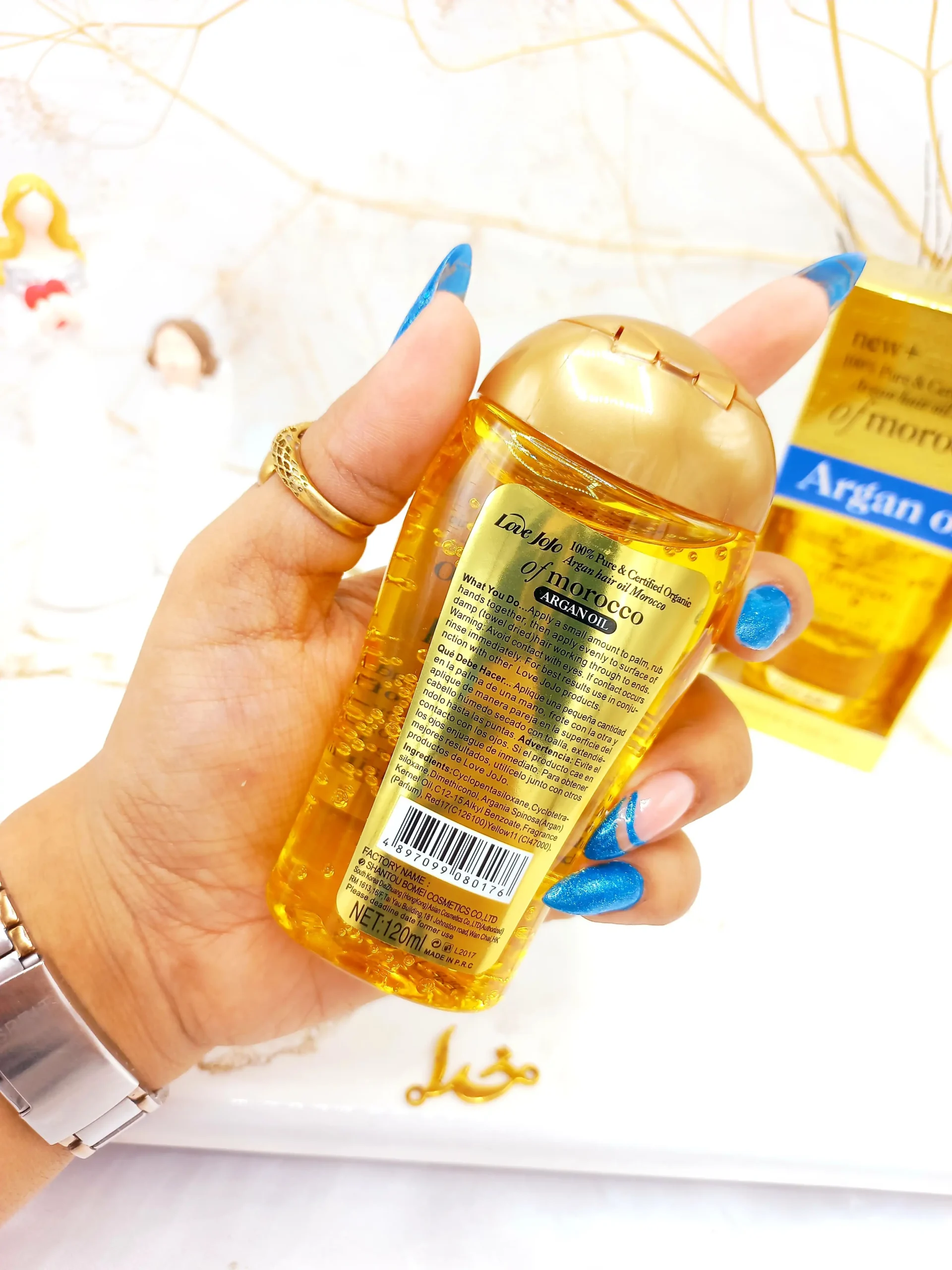 20250731042537906-thumbnail روغن موی آرگان 100% خالص و ارگانیک ساخت مراکش Argan Oil کد 0176 - Image 1