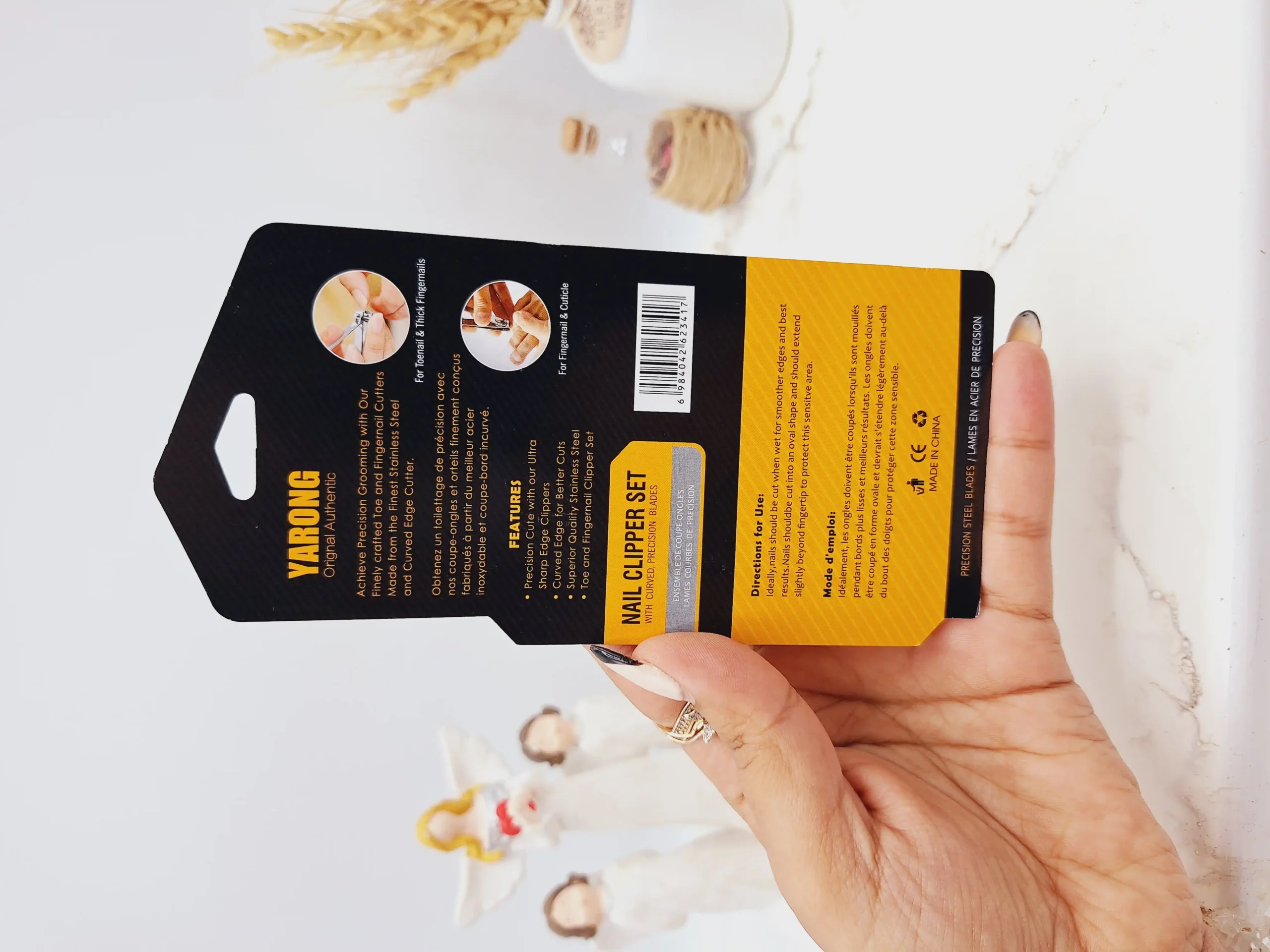 20250731062005306-thumbnail ناخن گیر درجه یک استیل پک دوعددی کد 3417 - Image 1