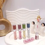 برق لب شاین دار رنگی برند 3Q beauty کد 219