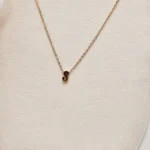 گردنبند حروف s کوچک رنگ طلایی