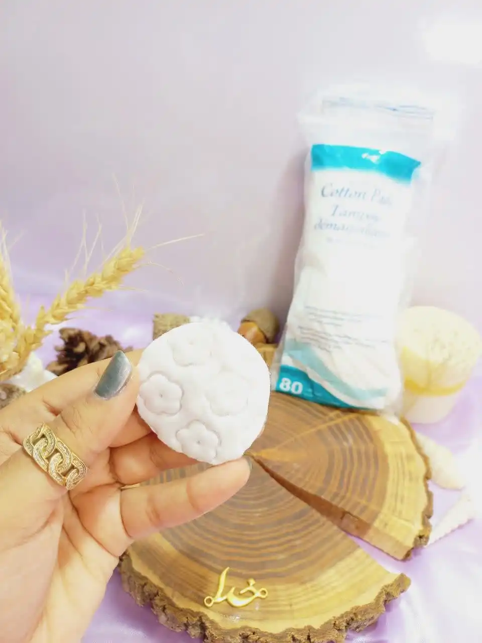 20250731040349312-thumbnail پد پاک کننده آرایش از کتان و پنبه 100 درصد خالص 80 عددی تامپون TAMPON - Image 1