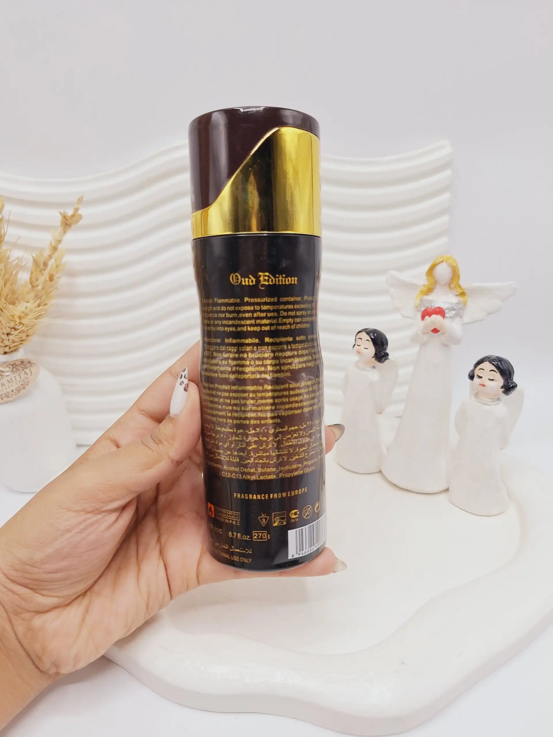 20251102003156587-thumbnail اسپری خوشبو کننده بدن BROWN ORCHID حجم 200 میل کد 0763 - Image 1