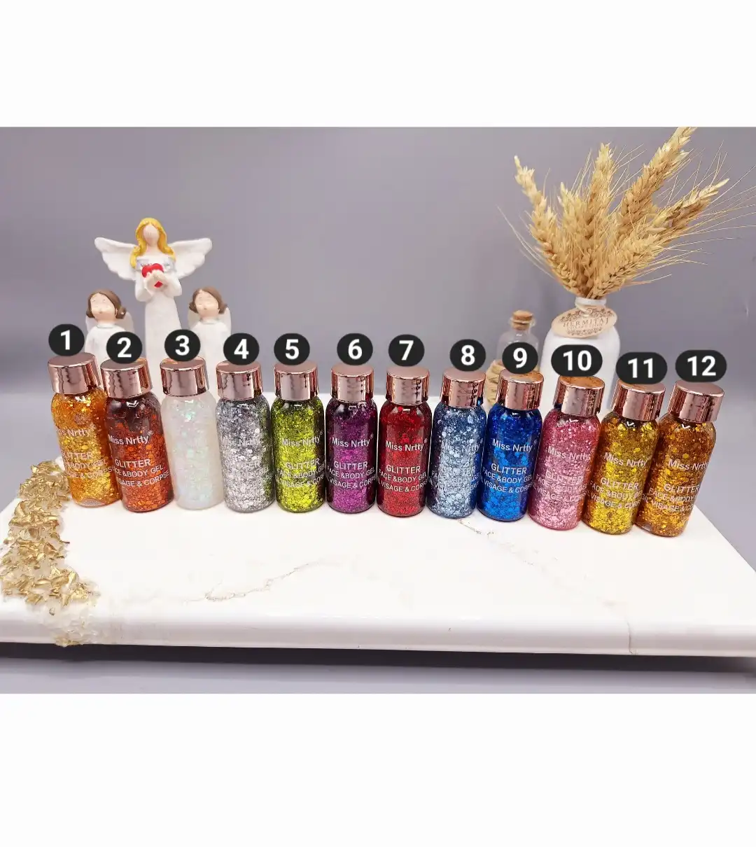 20250731055136300-thumbnail گلیتر مایع صورت و بدن برند Sparkling Girls کد3021 - Image 1