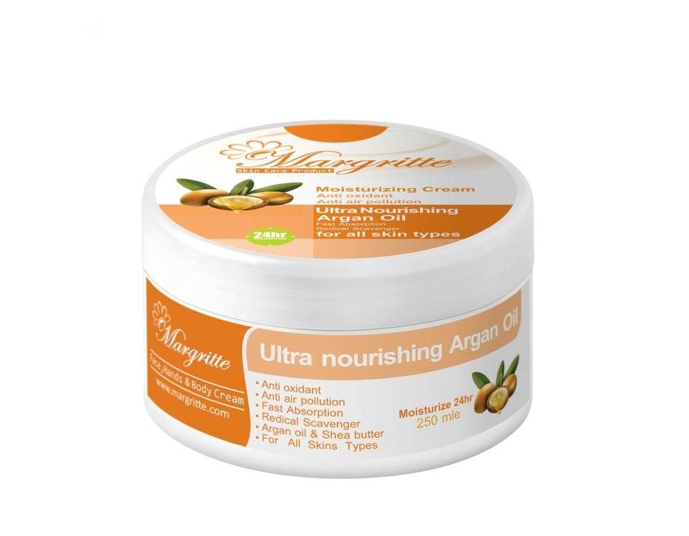3caced6d-57d8-4970-911b-16b4fd3ccc2b کرم مرطوب کننده آبرسان آرگان حجم 150 میلی لیتر (کاسه ای) مارگریت - Image 1