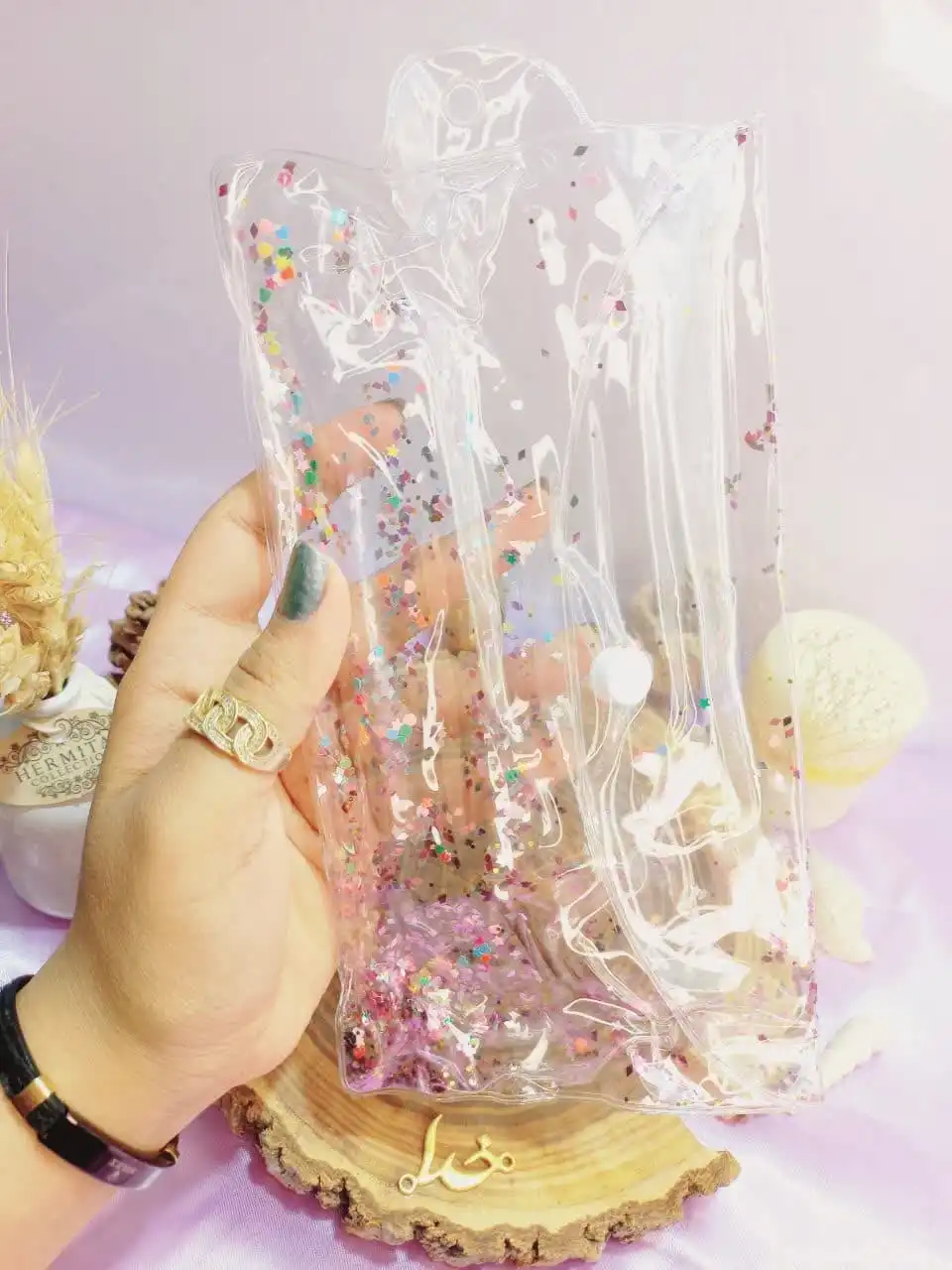 20250731040340602-thumbnail ست براش 10 تیکه کیفی پری دریایی دسته الماسی اماراتی برجسته اصلی - Image 1