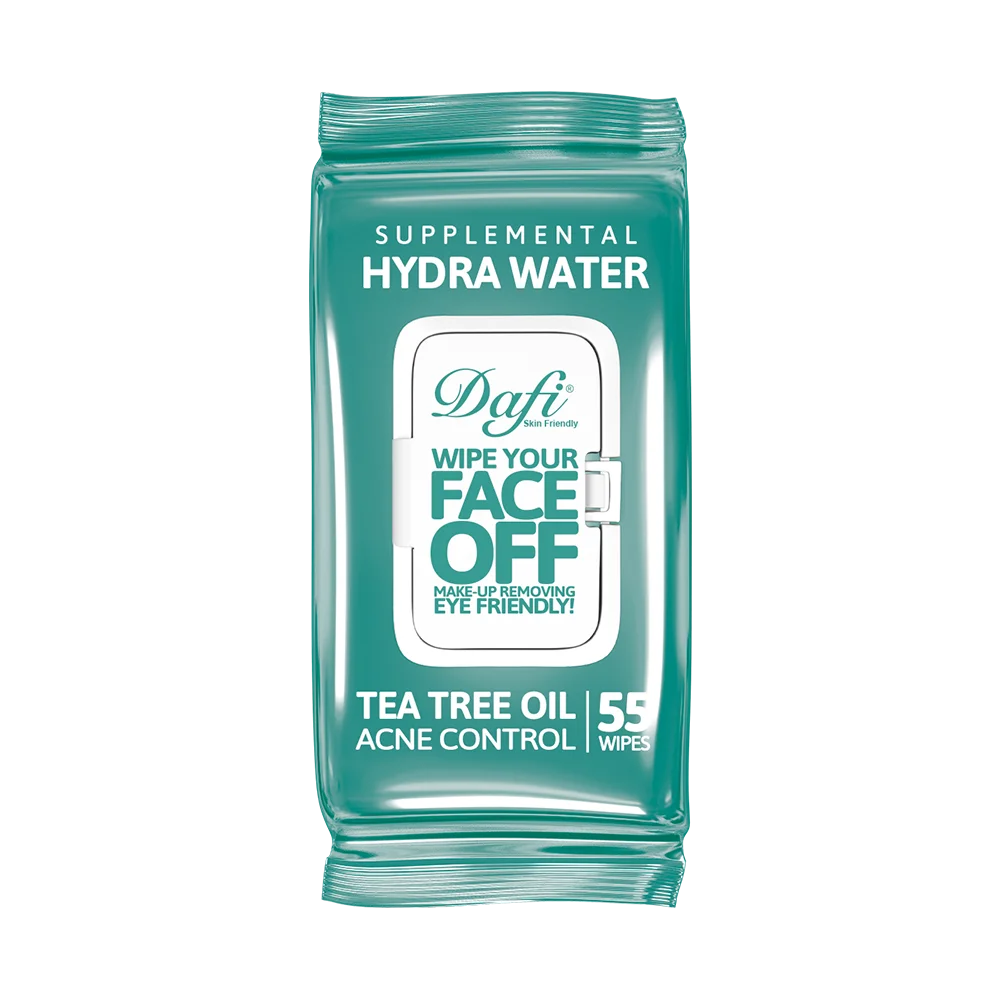 فیس-آف-آبی دستمال مرطوب درب دار دافی مدل HYDRA WATER بسته 55 عددی - Image 1