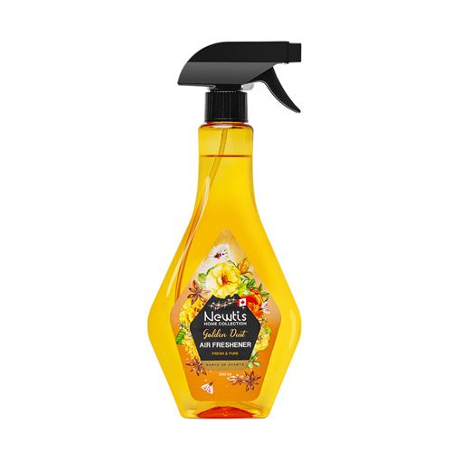 Newtis-Golden-Dust-Air-Freshener-Spray اسپری خوشبوکننده هوا طلائی گلدن داست نیوتیس|Newtis Golden Dust Air Freshener Spray - Image 1
