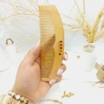 شانه چوبی منحنی طرح شماره 1