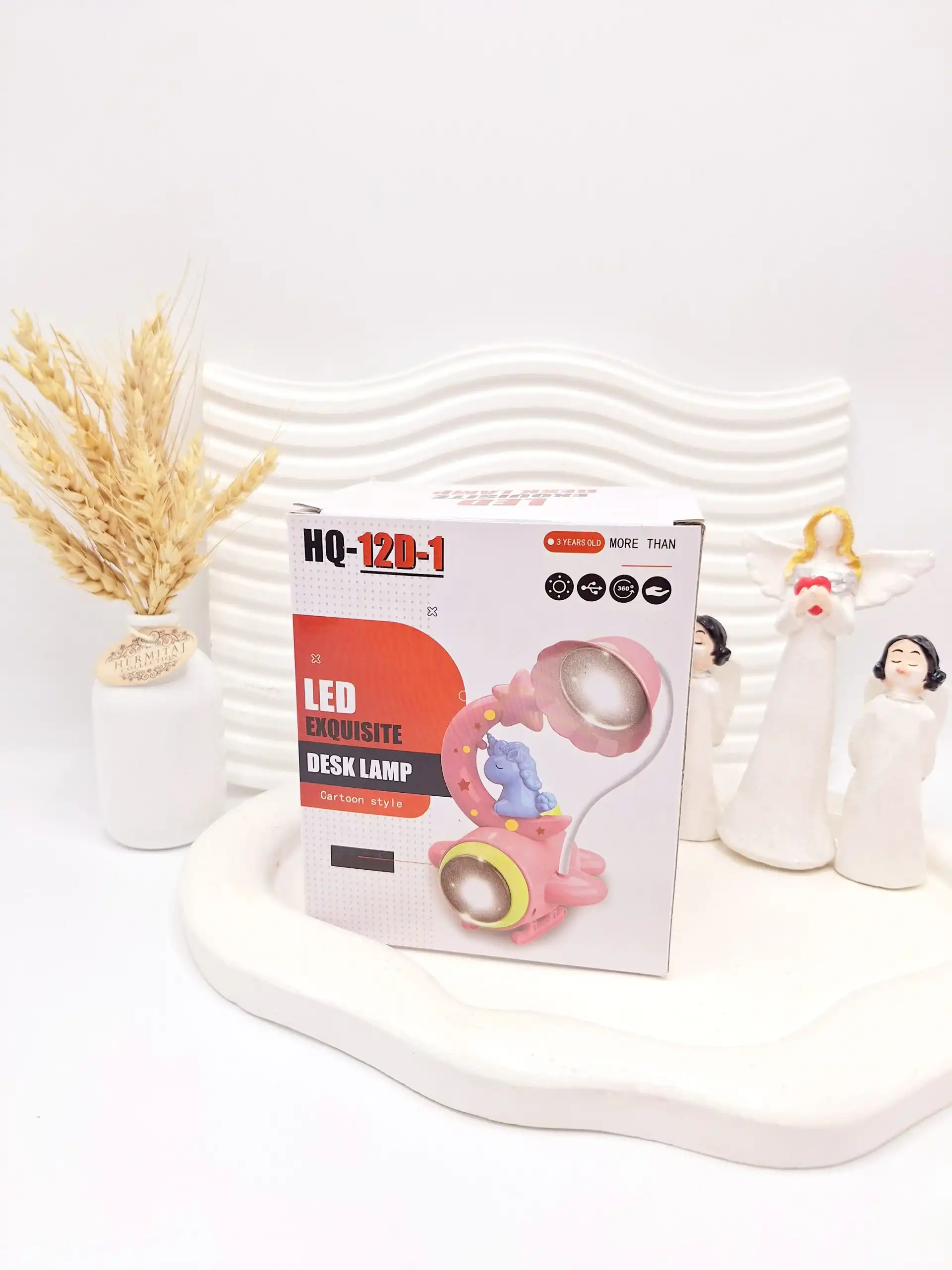 20250829203433353-thumbnail چراغ مطالعه فانتزی طرح هلیکوپتر و اسب تک شاخ کد HQ-12D-1 - Image 1