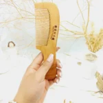 شانه چوبی دسته دار طرح 2