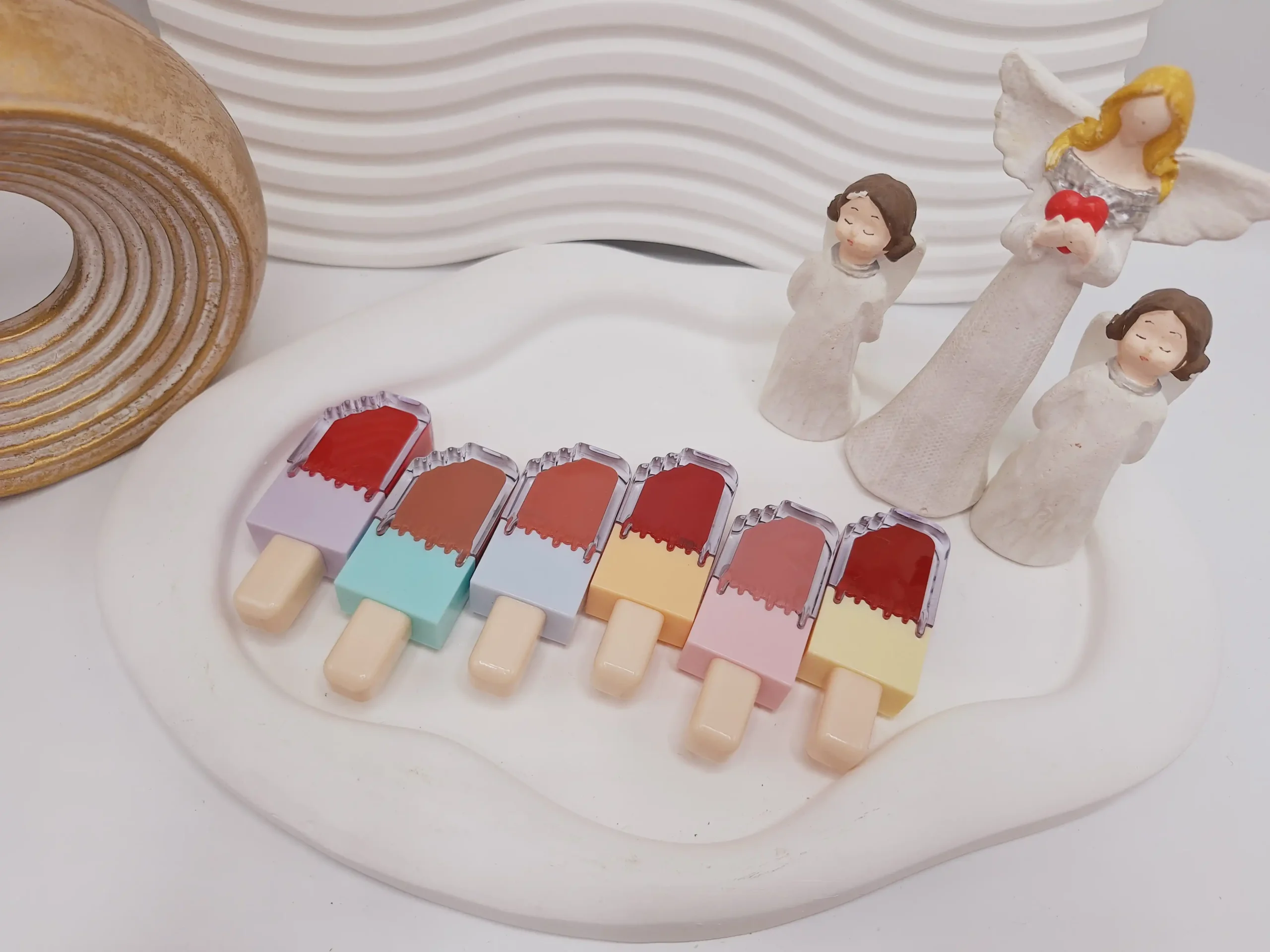 20250731062321472-thumbnail پک رژ مایع 6تایی طرح بستنی برند YEAHKiSS کد 8006 - Image 1