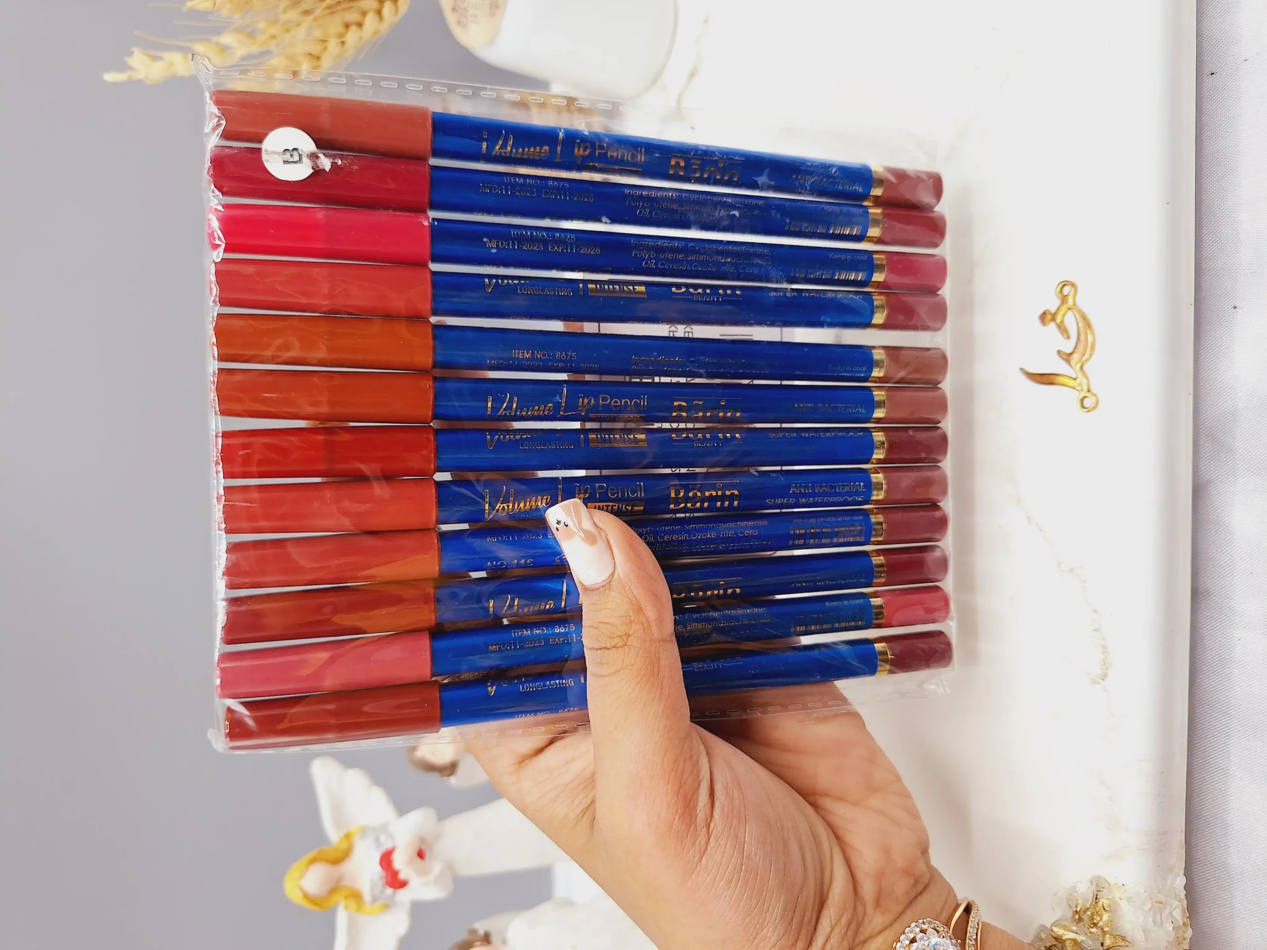 20250731052409101-thumbnail پک 12تایی خط لب مدادی Barin کد B - Image 1