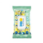 دستمال مرطوب کودک مينيون سبز درب دار نینو
