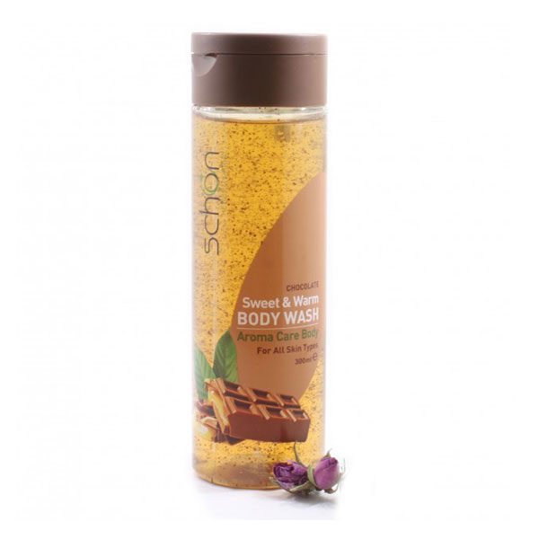 شامپو-شیر-شکلات شامپو بدن اسکراب دار با رایحه شکلات شون 300 میل|Schon Chocolate Body Wash 300ml - Image 1