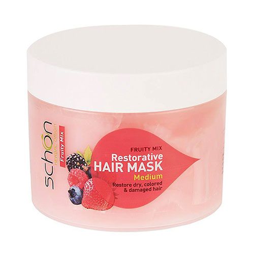 موی-کاسه-ای-فروتی-میکس-شون ماسک مو کاسه ای فروتی میکس شون|schon fruity hair mask - Image 1