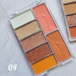 پالت 7رنگ رژ گونه و سایه چشم عطری اورجینال Merrycolor کد MC1109