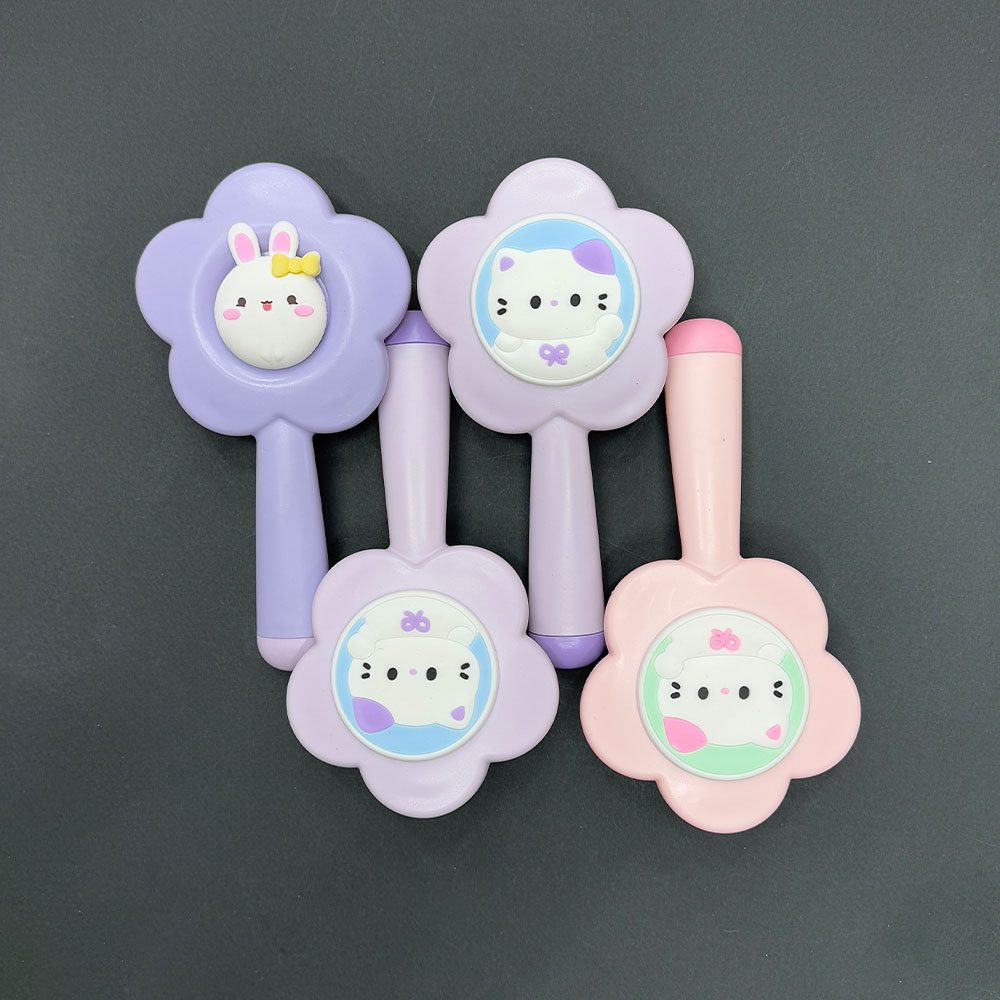 برس-گل-گربه برس مو طرح گل - Image 1