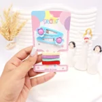 ست کش و پنس مو کارتی طرح گل