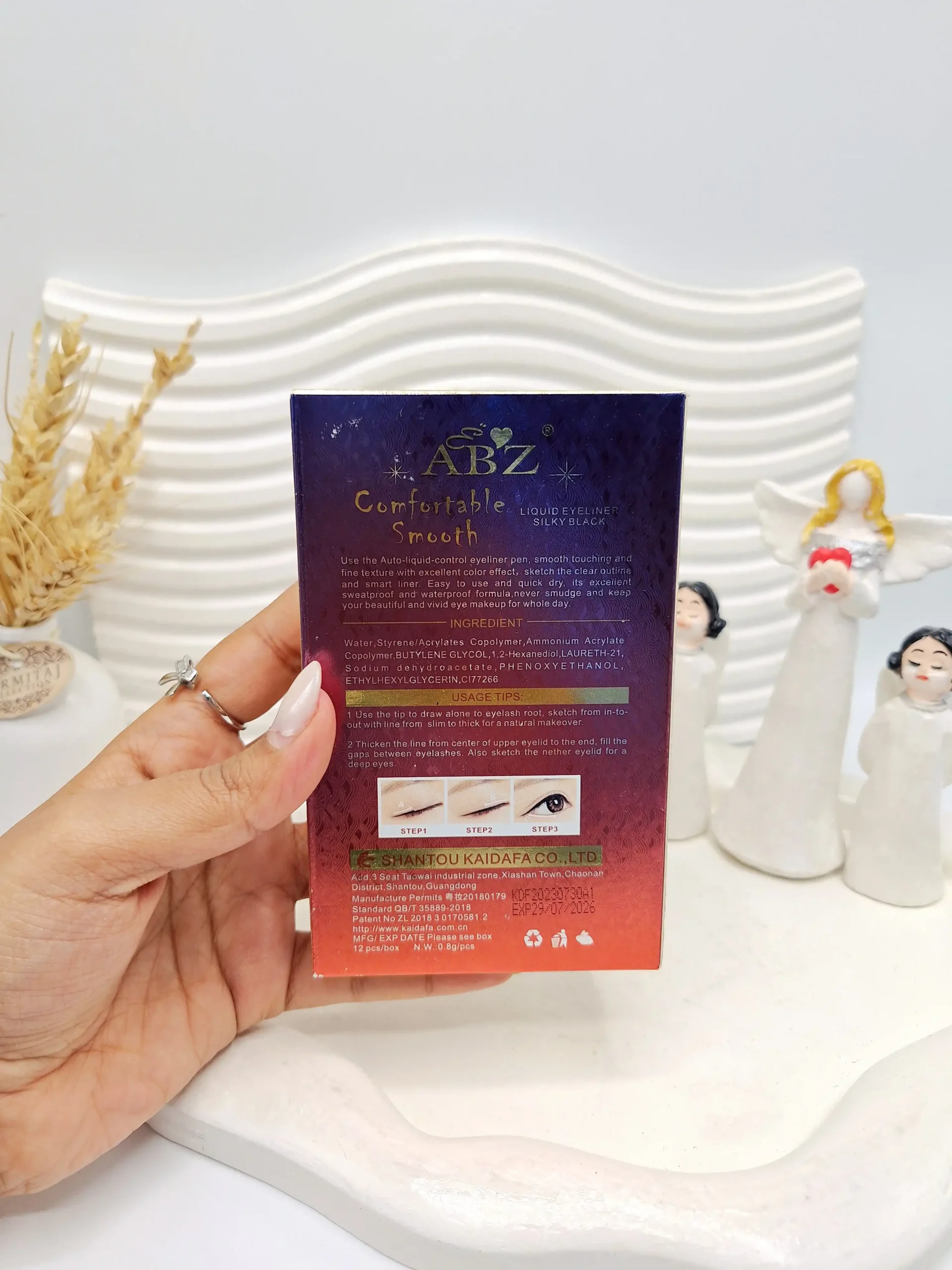 20251203105341963-thumbnail خط چشم مشکی برند ABZ پوکه بنفش کد 1046 - Image 1