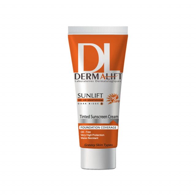 915c7f9f9d442aec26786c4e09d03202-single کرم ضد آفتاب SPF50 درمالیفت مناسب پوست چرب شماره 3 حجم 40 میلی لیتر - بژ تیره - Image 1