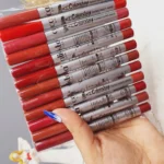 پک رژ مدادی 12 تایی برند کالیستا calista (پوکه وسط نقره ای)