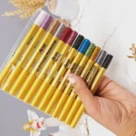 پک 12 تایی مداد چشم گلیتری برند MODA پوکه طلایی