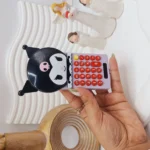 ماشین حساب کرومی مدل کشویی کد KM_965