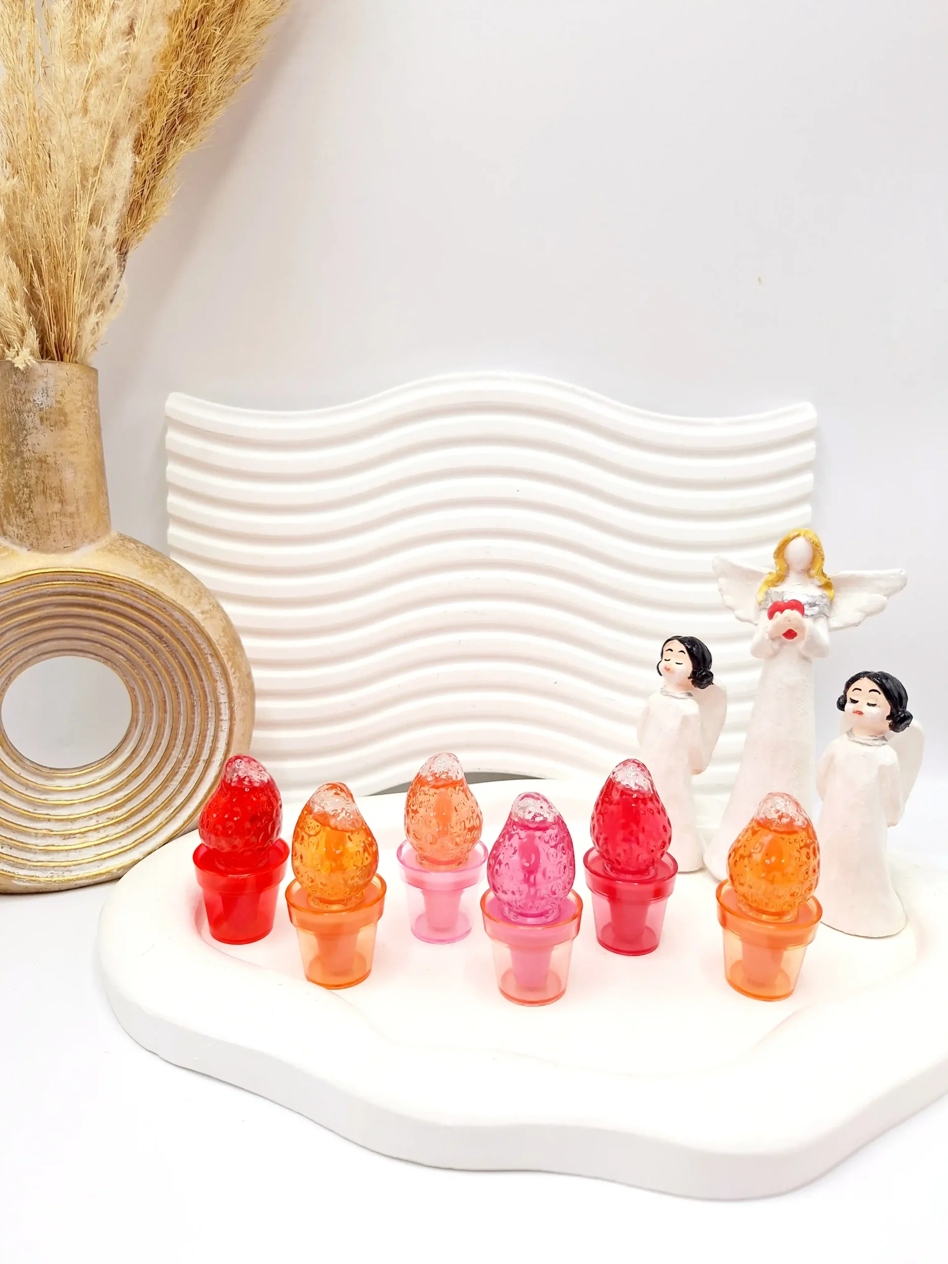 20250731063251137-thumbnail برق لب توت فرنگی طرح گلدون Barin کد 1009 - Image 1