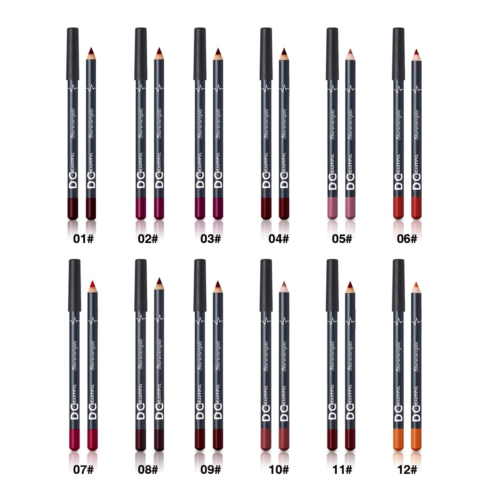 017321de-389e-4451-919a-081095663e09 پک 12 عددی مداد لب DC-BEAUTIFUL - Image 1