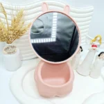 آینه گرد رومیزی طرح خرگوشی