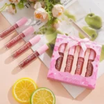 پک 4 عددی رژ لب مایع پاپیون کالر کستل کد 4210