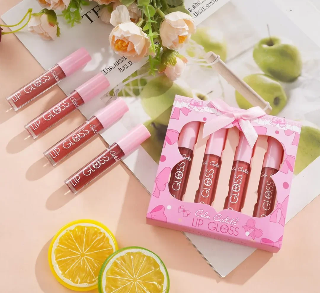 20250731062845288 پک 4 عددی رژ لب مایع پاپیون کالر کستل کد 4210 - Image 1