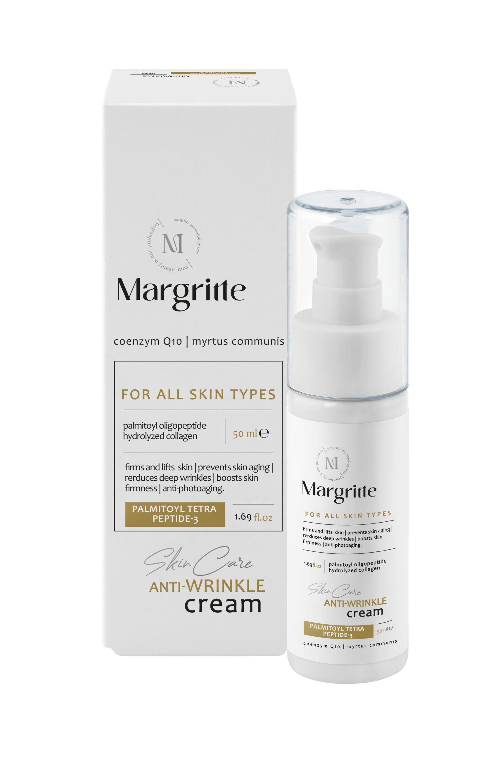 35b4d4ad-b796-4c7a-a927-2dc525e75e76 کرم ضد چروک حجم 50 میلی لیتر مارگریت - Image 1