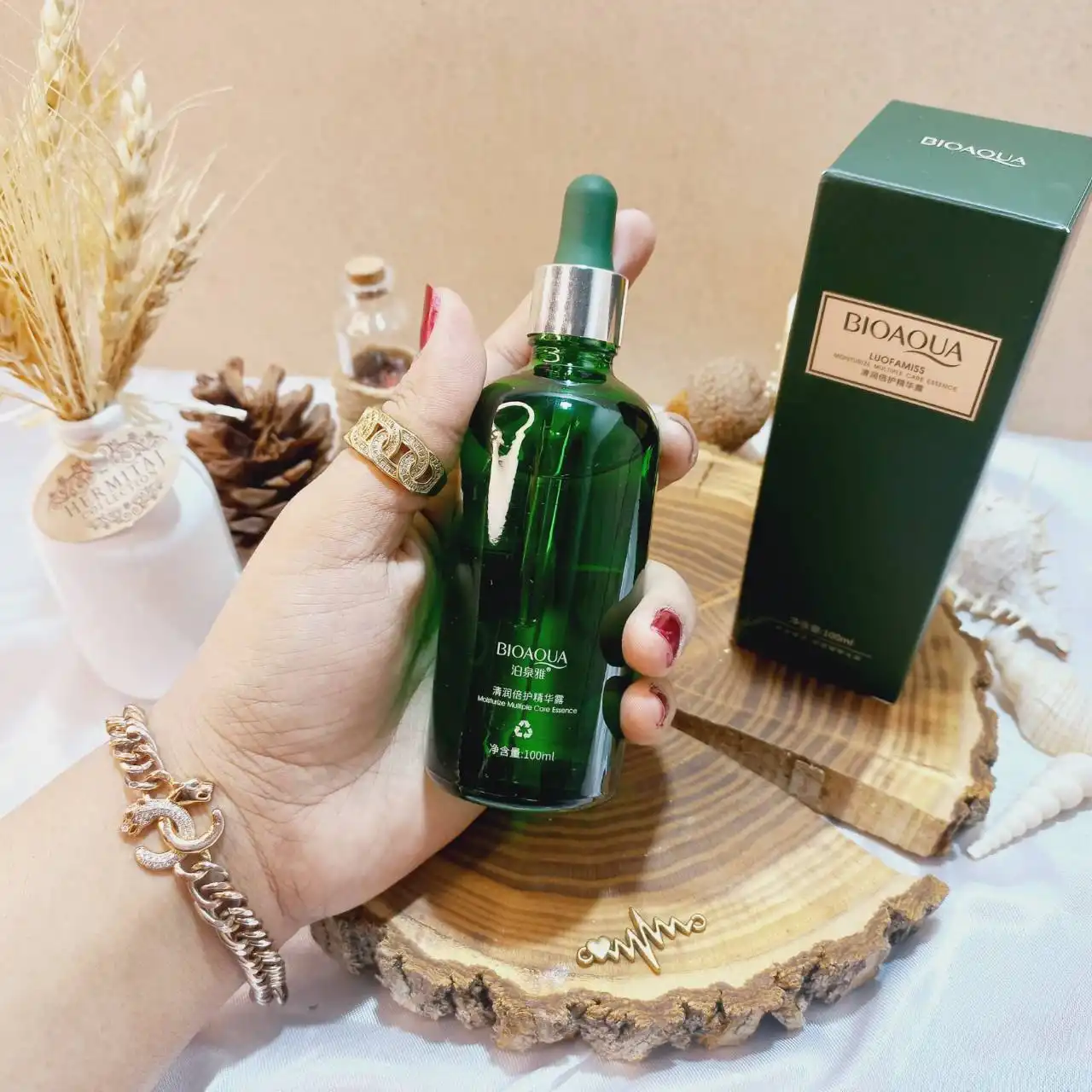 20250731040100224-thumbnail سرم آبرسان و جوانساز چای سبز بیوآکوا BIOAQUA کد BQY56981 | پخش عمده - Image 1