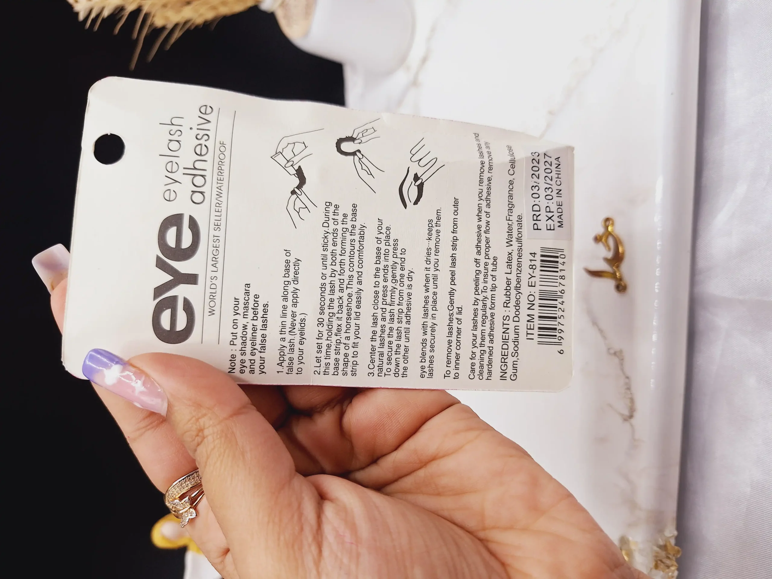 20250731044624752-thumbnail چسب مژه ضد آب 7 گرمی Eye - Image 1